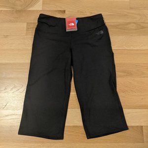 NWT North Face black wide-leg cropped pants
